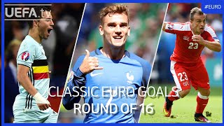 Clic Euro Goals Round Of 16 Hazard, Griezmann, Shaqiri...