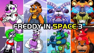 Freddy In Space 3 - All Boss Fights Mangle