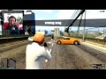 GTA 5 Funny Moments - Bridge Race Deathmatch - (GTA V Online Games Stunts)