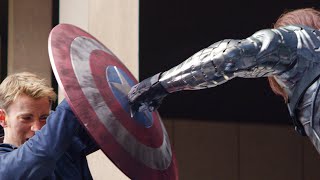 Капитан Америка Против Зимнего Солдата | Первый Мститель: Другая Война (2014)