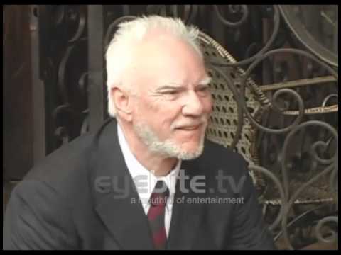 MALCOLM MCDOWELL, honored with a Star on the Hollywood Walk Of Fame