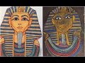 King Tutankhamun (Tut) | Chalk Drawing | Ancient Egypt