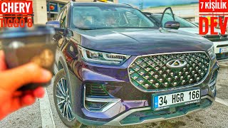 7 Ki̇şi̇li̇k Dev Suv Chery Tiggo 8 Pro Performansi Denedi̇k 1.6 183Hp Tüm Detaylar