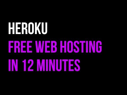 VIDEO : heroku free web hosting + back-end tutorial in 12 minutes |  node.js + express | quick code - get your dynamic angular website on theget your dynamic angular website on thewebwithget your dynamic angular website on theget your dyn ...