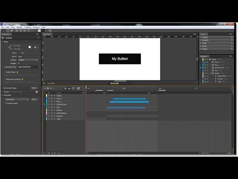 Adobe Edge Animate - Preview for Future Map Interface Lesson