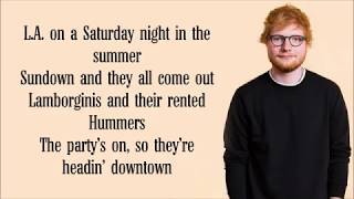 Ed Sheeran   Beautiful People Lyrics FT Khalid