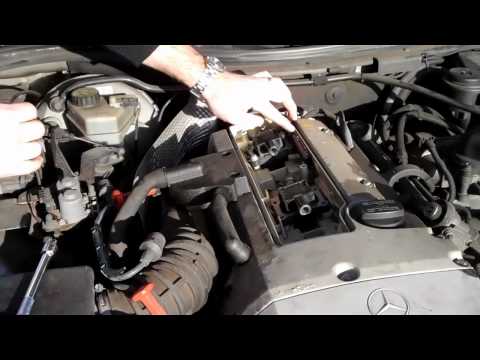 How to change spark plugs in a Mercedes SLK 230 (R170)