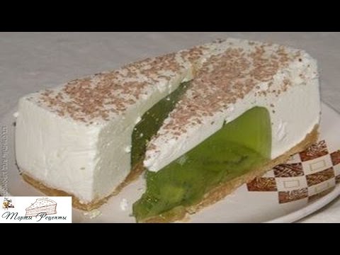 Желейный торт без выпечки с печеньем рецепт