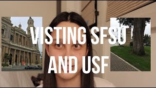 College Admissions Process Vlog Visiting Sfsu And Usf