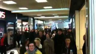 Newcastle 301110 Day Of Action Through Eldon Square Shopping Centre