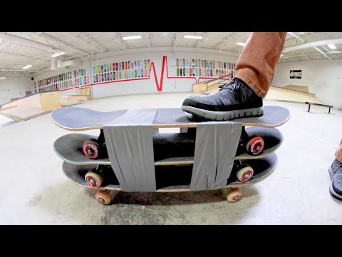 YOU MUST SKATE THE TRIPLE DECKER SKATEBOARD! / Warehouse Wednesday