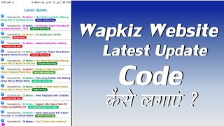 Wapkiz Site Latest Update Code Kaise Lae