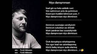 Ferid Abbasov Şeir Niye Danışmırsan
