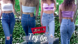 BEST LEVI'S JEANS | TRY ON | Wedgie Fit, 501 Skinny, Mile High & MORE