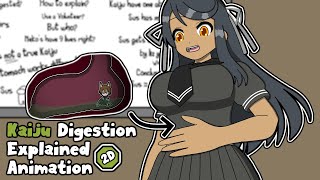 Kaiju Digestion Explained 2D Animation Giantess Vore
