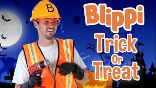 Blippi | Trick or Treat + MORE ! | Halloween Special | Songs for Kids |  Educati