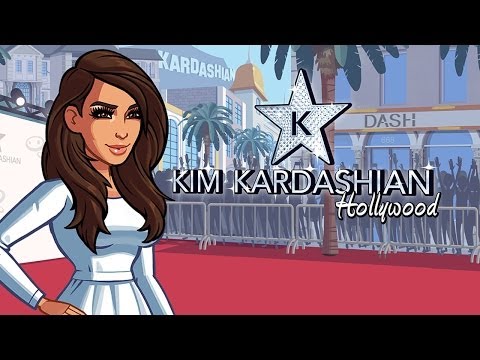 Video of game play for Kim Kardashian: Hollywood