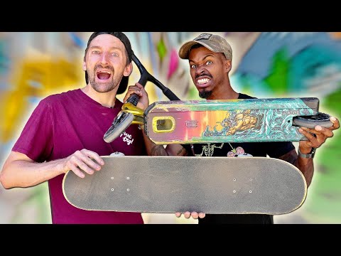SKATEBOARDER VS SCOOTER!