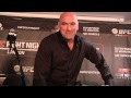 Fight Night London: Dana White Post-Fight Presser Scrum