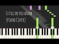 Alex & Sierra - Little do you know | Simple Piano Tutorial | Pop Song Tutorial