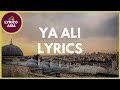 Ya Ali - Gangster A Love Story (Lyrics) 🎵 Lyrico TV Asia