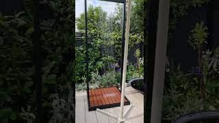 Zen Outdoor Shower In A Customer Home