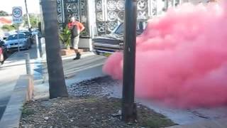 Tempe Tyres Red Smoke Burnout