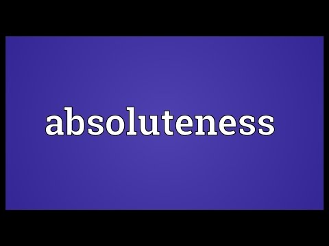 Header of Absoluteness