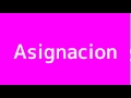 How to say Allocation in Spanish