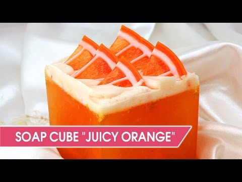 Download DIY: Orange soap cube Make glycerin citrus soap Mp3 - Free Mp3 Download