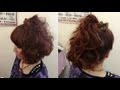 ボブアレンジ、ふんわりウェーブサイドUP hair tutorial natural wave side updo