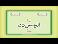 55. Surah Ar Rahman with audio Urdu Hindi translation Qari Syed Sadaqat Ali