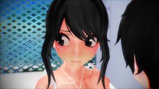 Senpai turns Yandere-chan into a vampire and confesses love! ?MMD?