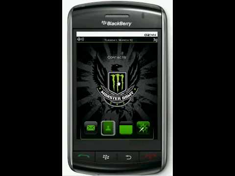 Blackberry Storm Theme Monster Energy Video