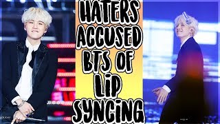 BTS (방탄소년단 ) Suga stopped rapping to prove he don’t lipsync
