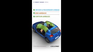 Celerio Now Comes With 6 Airbags As Standard