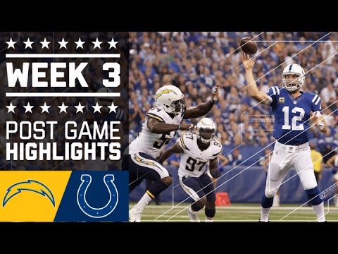 Chargers Vs Colts Nfl Week 3 Game Highlights Chargers Vs Colts Nfl Week 3 Game Highlights