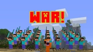 Minecraft: PvP Server War! #1