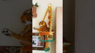 Home Decoration Macrame With Gl Jar