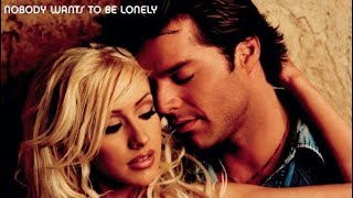 Ricky Martin - Nobody Wants To Be Lonely Ft. Christina Aguilera (Official Lyric Video)