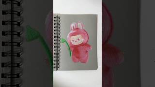 Asmr Drawing Labubu Using Ohuhu Oil Based Colored Pencil