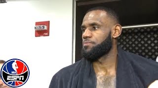 LeBron reacts to passing Wilt Chamberlain on the NBA all-time scoring list | NBA Sound