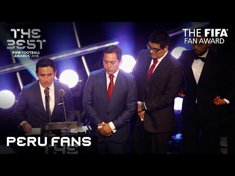 Peru Fans reaction - FIFA Fan Award 2018