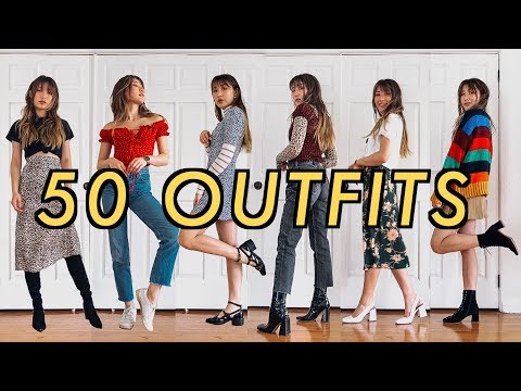 50 OUTFITS for when you have nothing to wear - YouTube