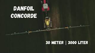 Spraying 2021 Mey Ferguson 7719S Danfoil Concorde 30 Meter