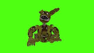 Fnaf Springtrap Bonnie Green Screens Jumpscare Included