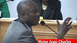 Video ; Senateur Moise Jean-charles te montre li fe sezisman pou infomacion coleg li te bay