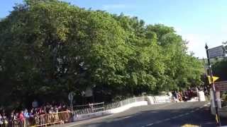 Ballaugh Bridge Isle Of Man 2014 - Watching The Super Bikes Jump