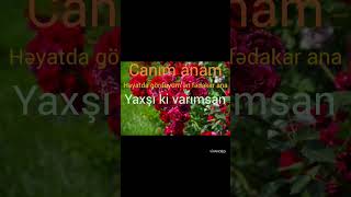 Anaya Aid Statuscanım Anam Yaxşı Ki Varımsan Allahım Arımızı Bizə Çox Görməsin