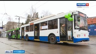 Видео Тверь перейдет на новую систему оплаты льготного проезда от Вести Тверь, проезд Стеклопластик, Тверь, Россия